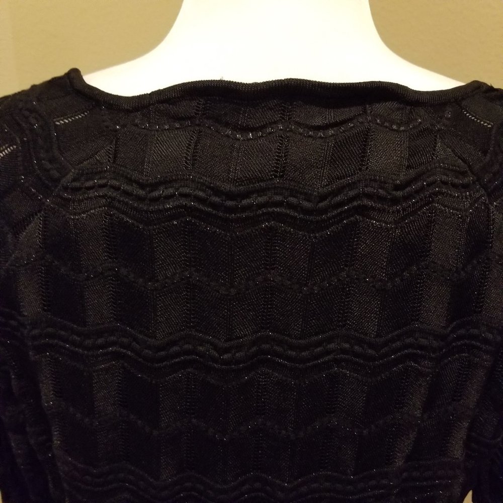 New White House Black Mkt Black Lace Gold Sweater - Picture 11 of 14